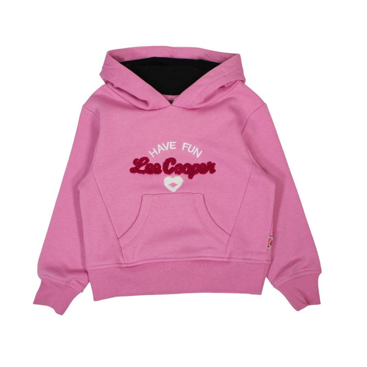 Picture of LC12188- LEE COOPER GIRLS HOODY FLEECY TRACKSUIT